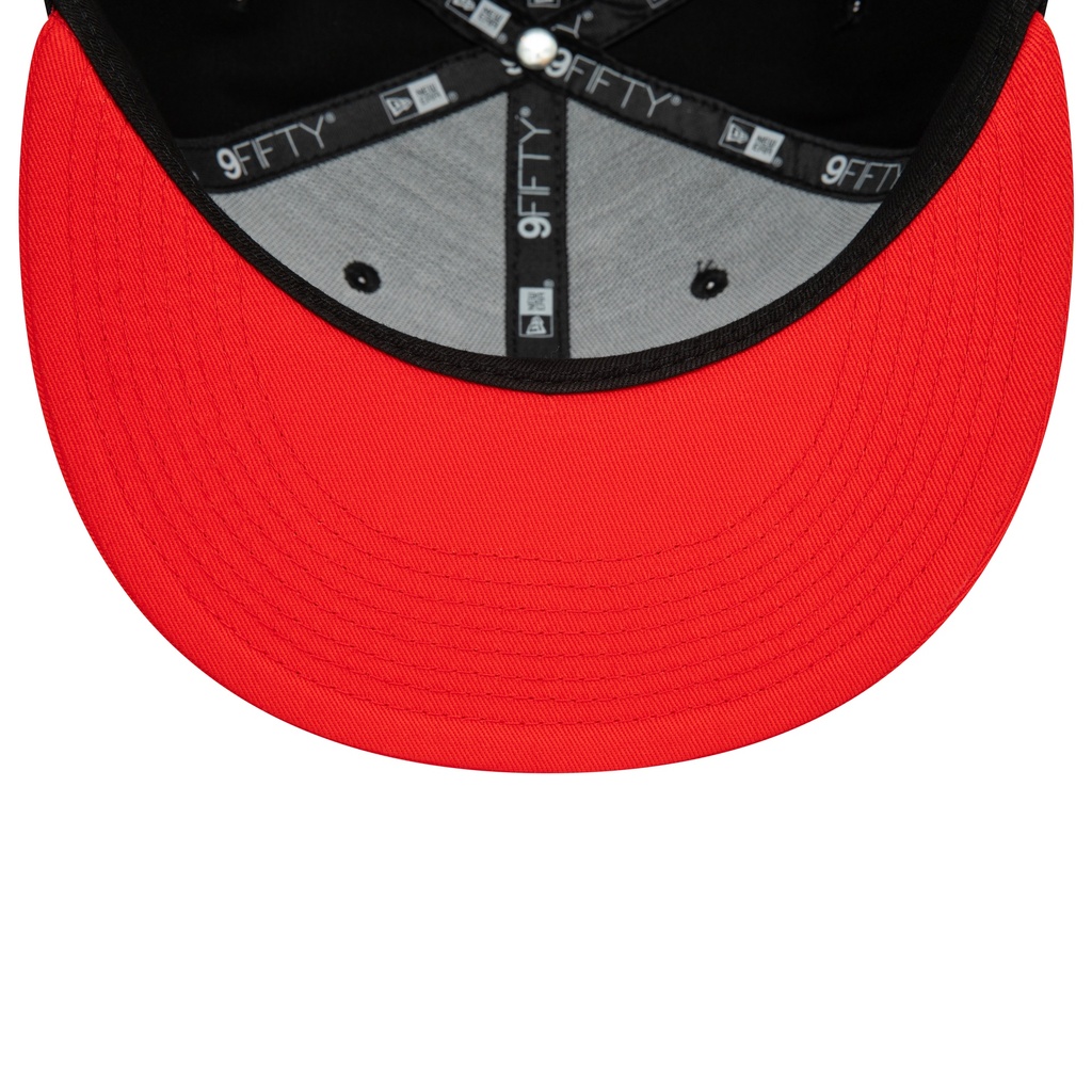 HAAS 9FIFTY-ADULTS-BLACK/SCARLET-ML