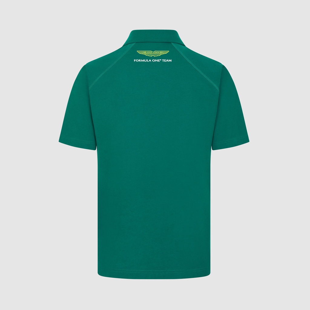 AMF1 FW MENS LOGO POLO AM GREEN