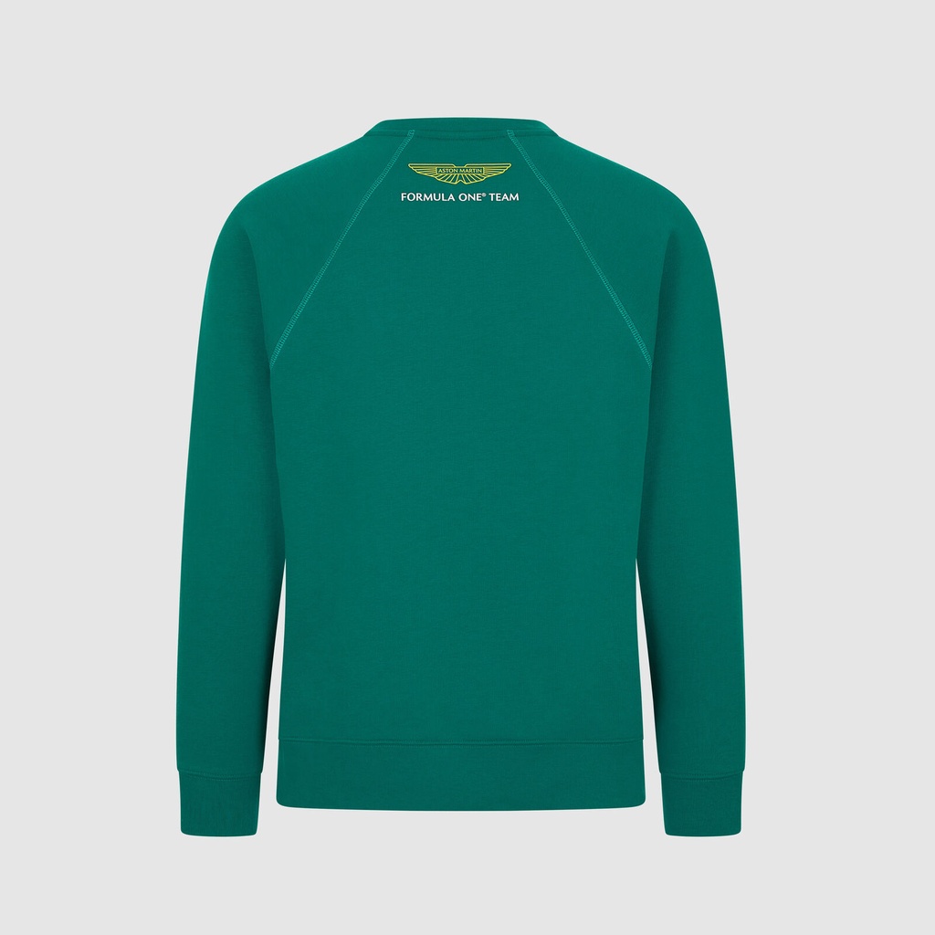 AMF1 FW LOGO CREW SWEAT AM GREEN