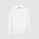 AMF1 FW LOGO CREW SWEAT WHITE