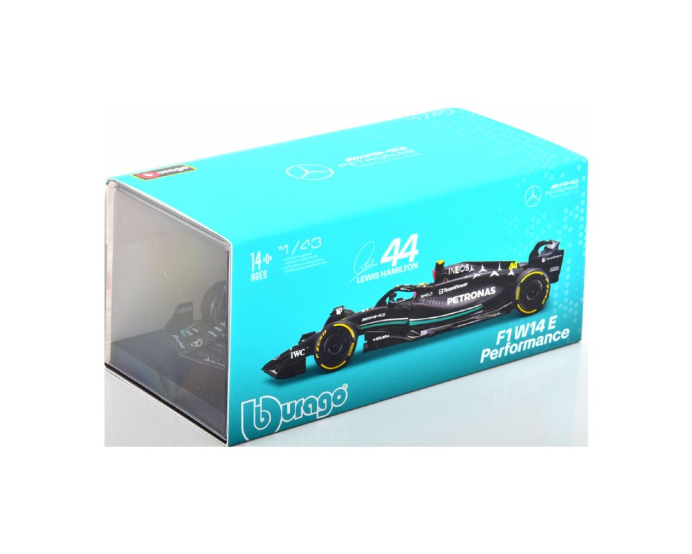 1:43 MERCEDES BENZ. AMG W14 #44 LEWIS HAMILTON - SIGNATURE