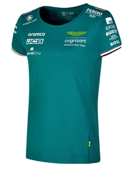 AMF1 TEAM TEE WOMENS GRN 12 23