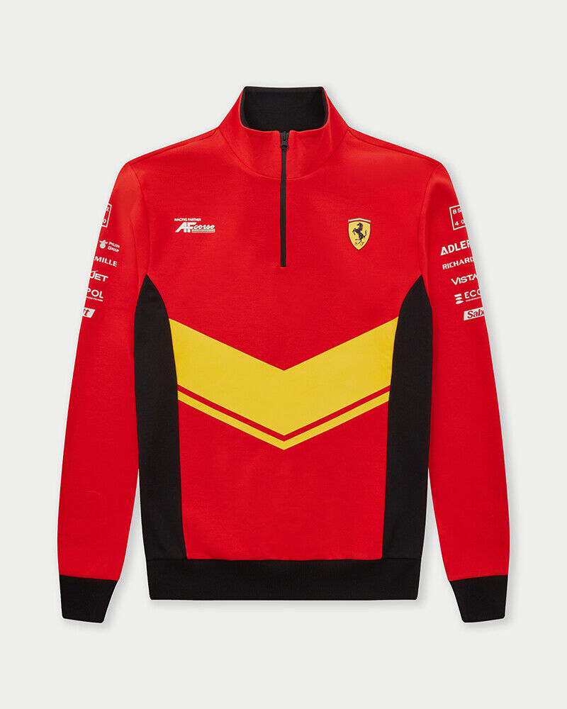 FER WEC Track 1/4 Zip red