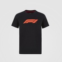 F1 KIDS LOGO TEE  BLK