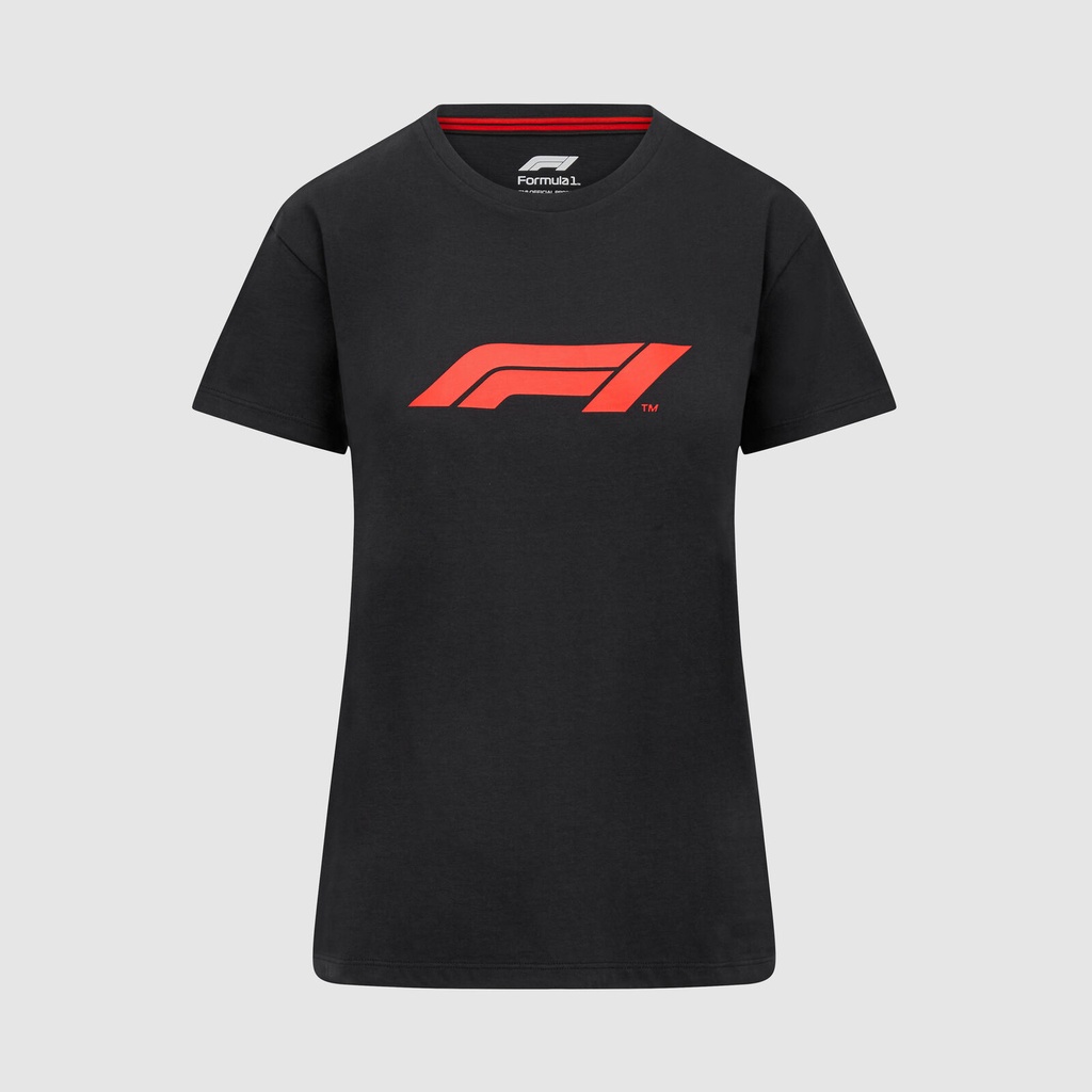 F1 FW WOMENS LOGO TEE BLK