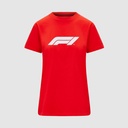 F1 FW WOMENS LOGO TEE Red