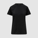 MAPF1 WMN DOT TEE XS BLK 23