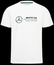 MERCEDES ESPORTS CHEST LOGO TEE MENS WHITE  1