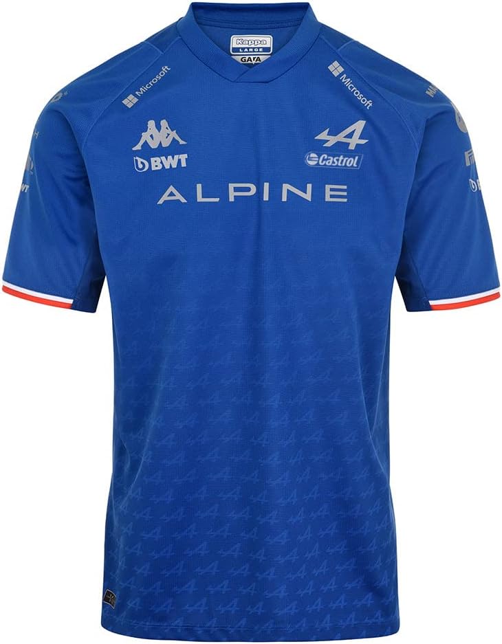 ALPINE 2022 TEAM OCON TEE MENS BLUE  1