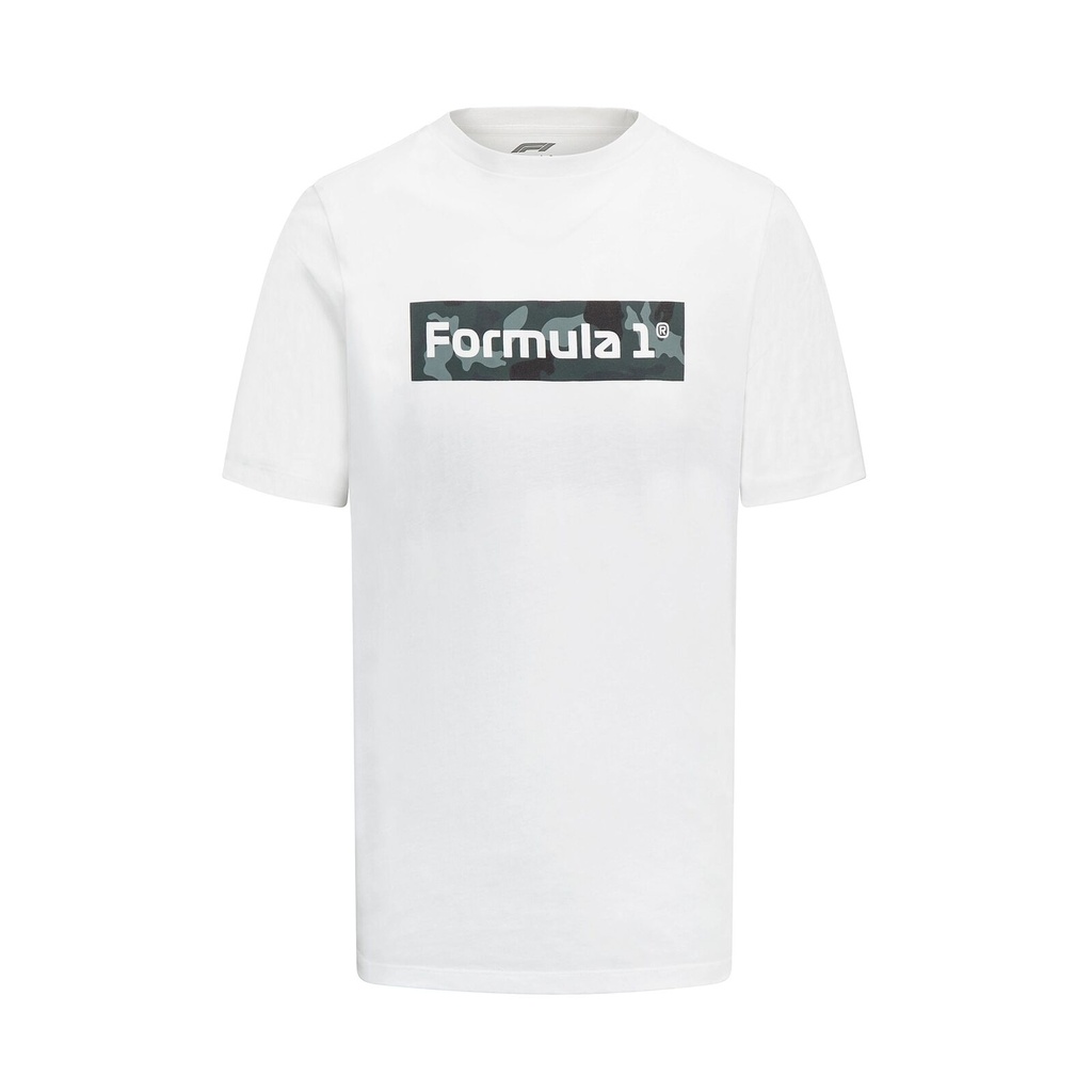 F1 FW CAMO TEE MENS WHITE  1