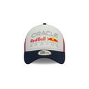 RBR COL BLOCK EF TRUCKER-ADULTS-WHITE/NIGHT SKY/SCARLET-OSFM