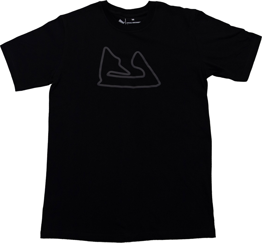 BIC Black/Grey Track Cotton Adult T-shirt