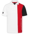 PORSCHE FW MENS STRIPE POLO, S WHITE 24