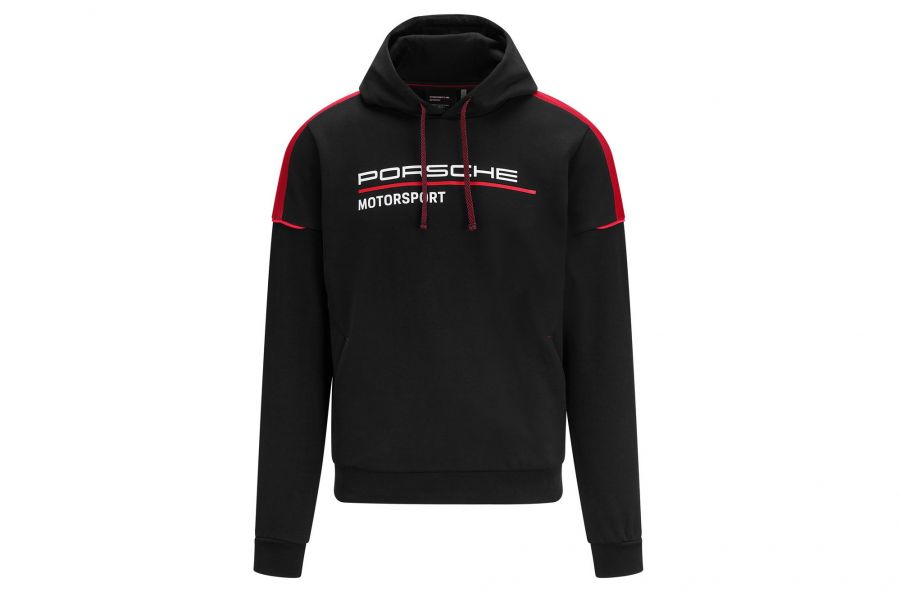 PORSCHE FW MENS HOODED SWEAT BLACK 24