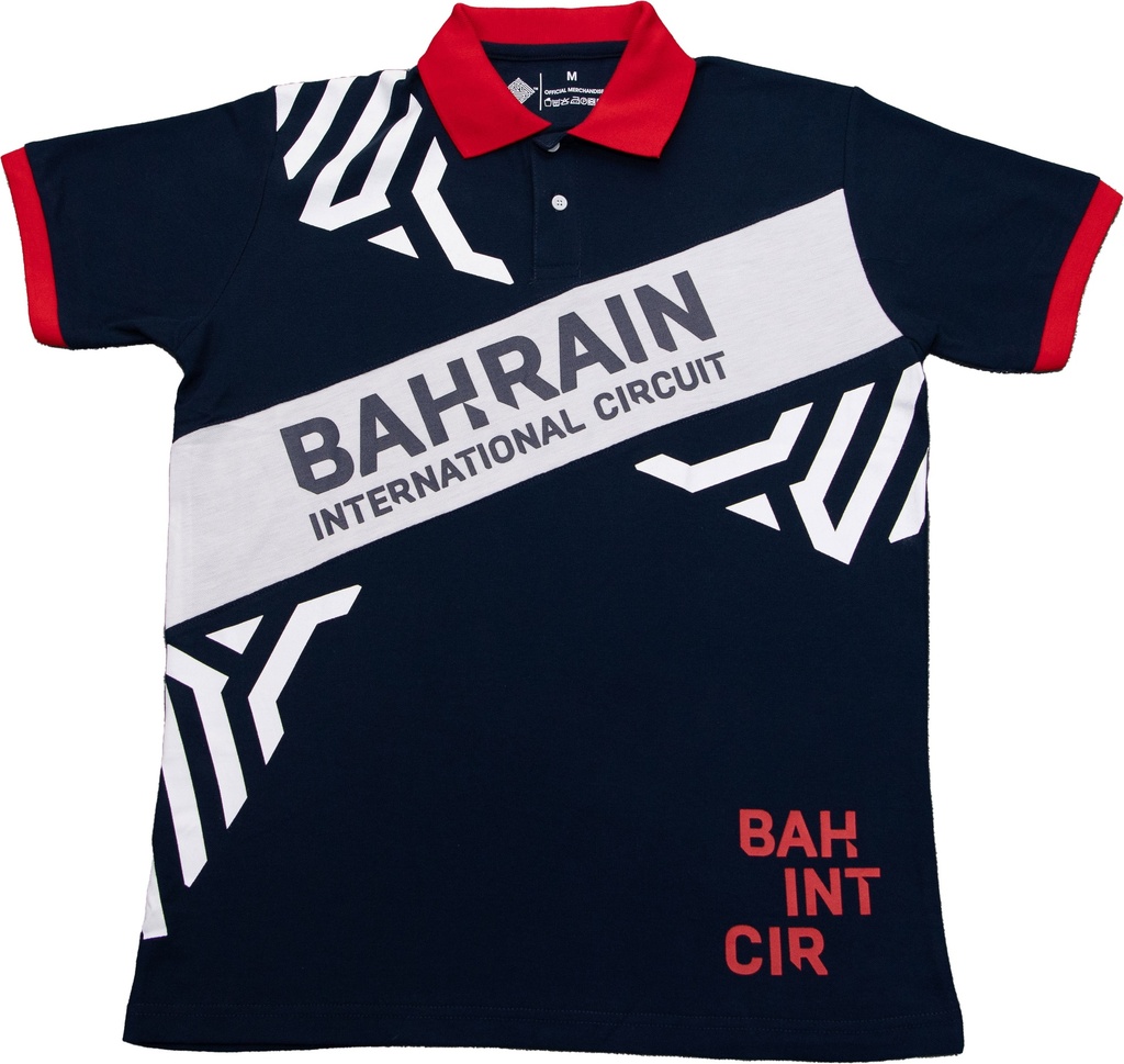 BIC Navy/Red Collar Bahrain Arabesque