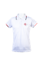 BIC Female White Collar Shirt With Pocket Logo