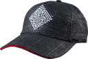 BIC Black Arabesque Logo Cap