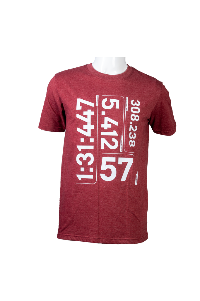 BIC Maroon BIC Fact Adult T-Shirt