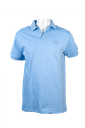 BIC Sky Blue Buttonless Polo Adult Shirt