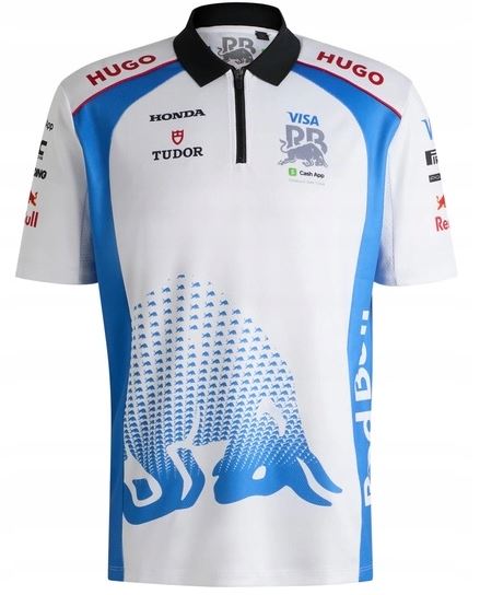 VCARB TEAM POLO-MENS-WHITE