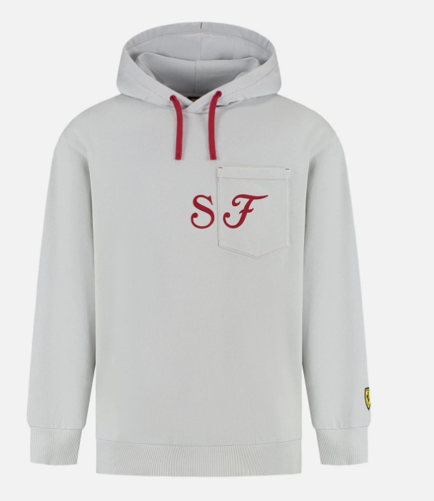 SF FW GRAPHIC HOODY, GRAY