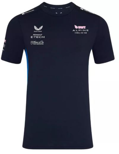 BWT Alpine Formula One Team Men’s Official Set Up T-Shirt - Navy