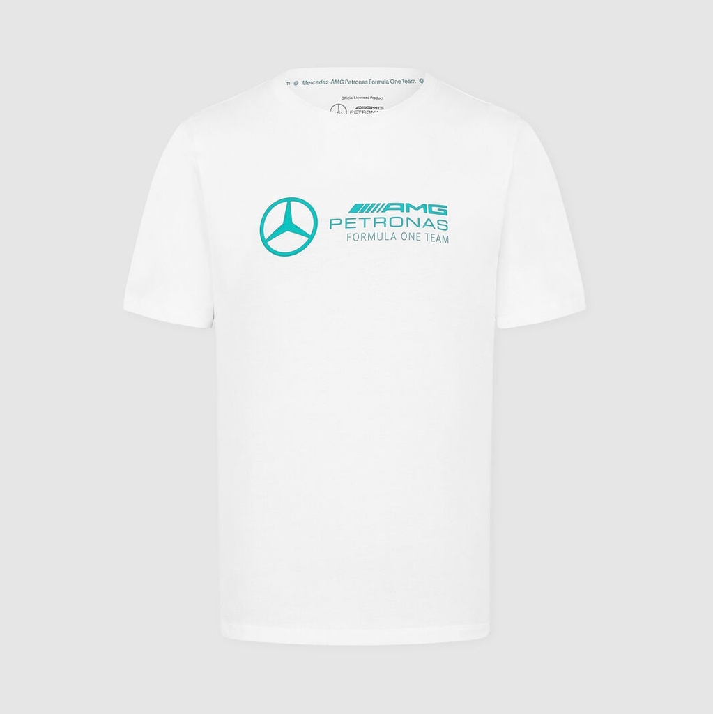 MAPF1 FW MENS LARGE LOGO TEE WHITE