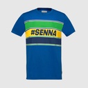 AS #SENNA COTTON TEE MENS L BLUE