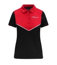 PORSCHE FW WOMENS POLO BLACK