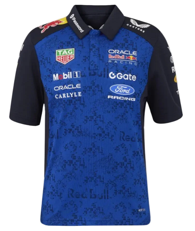 Redbull Racing POLO SHIRT NIGHT SKY / SURF THE WEB Youth