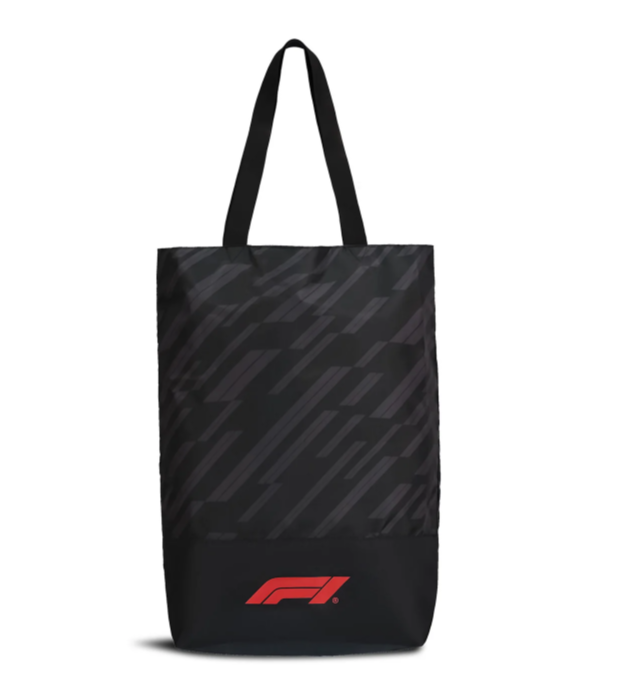 F1 FW Packable Tote Bag, ONE SIZE TRUE BLACK