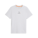 ML FW Small Logo Tee, WHITE GLOW HEATHER