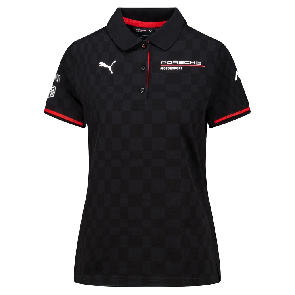 PMS RP WOMENS TEAM POLO, BLACK