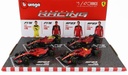 1:43 FERRARI RACING  BOX OF 4 F1