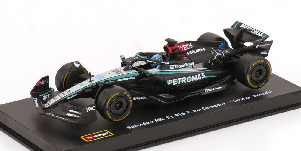 1:43 MERCEDES AMG-F1 W15 2024 SIGNATURE W15 #63 RUSSEL