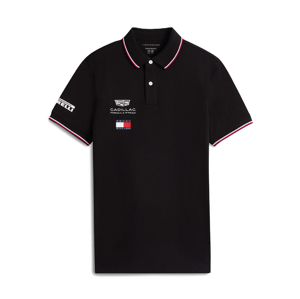 CF1 TEAM X TOMMY HILFIGER POLO-MENS-BLACK