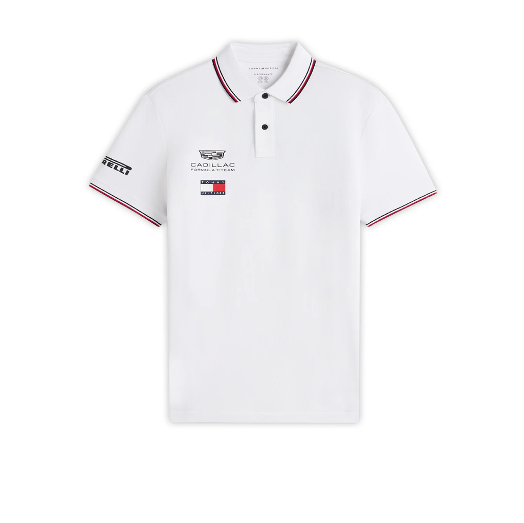 CF1 TEAM X TOMMY HILFIGER POLO-MENS-WHITE