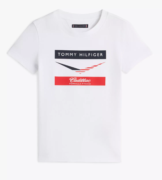 CF1 X TOMMY HILFIGER CHEVRON T-SHIRT-KIDS-WHITE-5