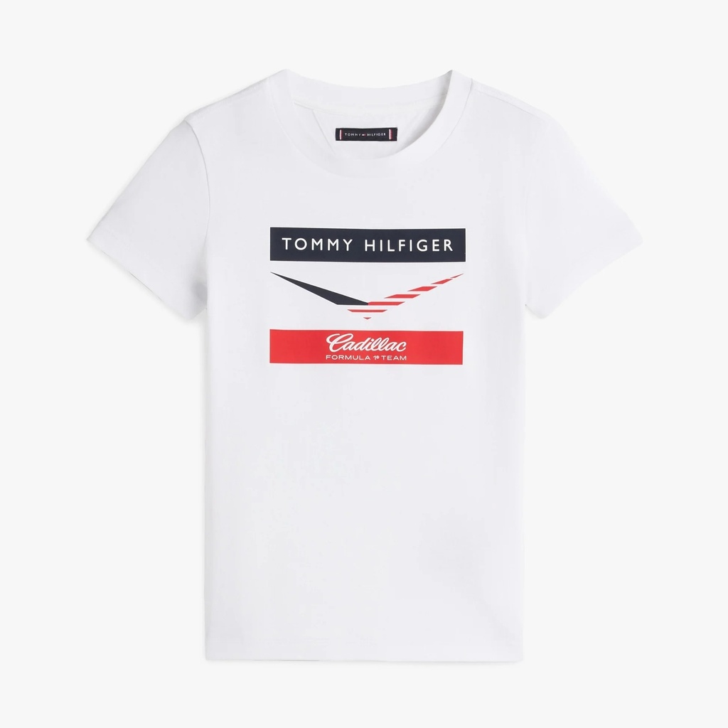 CF1 X TOMMY HILFIGER CHEVRON T-SHIRT-KIDS-WHITE-7