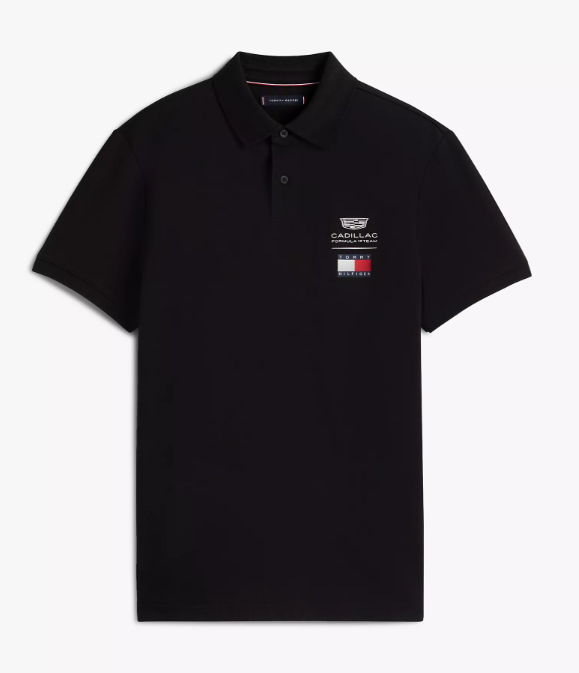 CF1 X TOMMY HILFIGER LOGO SS POLO-MENS-BLACK