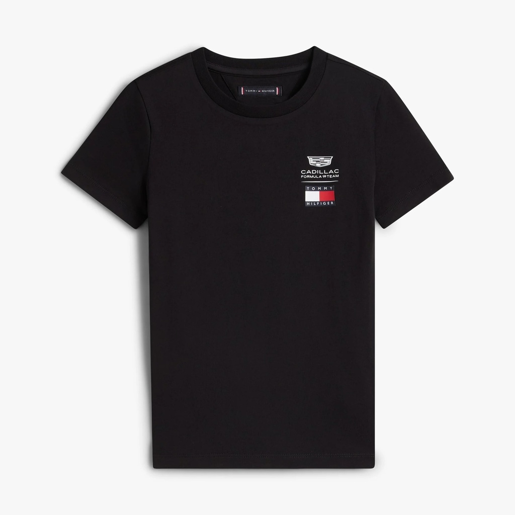 CF1 X TOMMY HILFIGER T-SHIRT-KIDS-BLACK-6