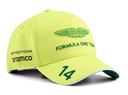 AMF1 RP Alonso BB Cap, LIME SHIMMER