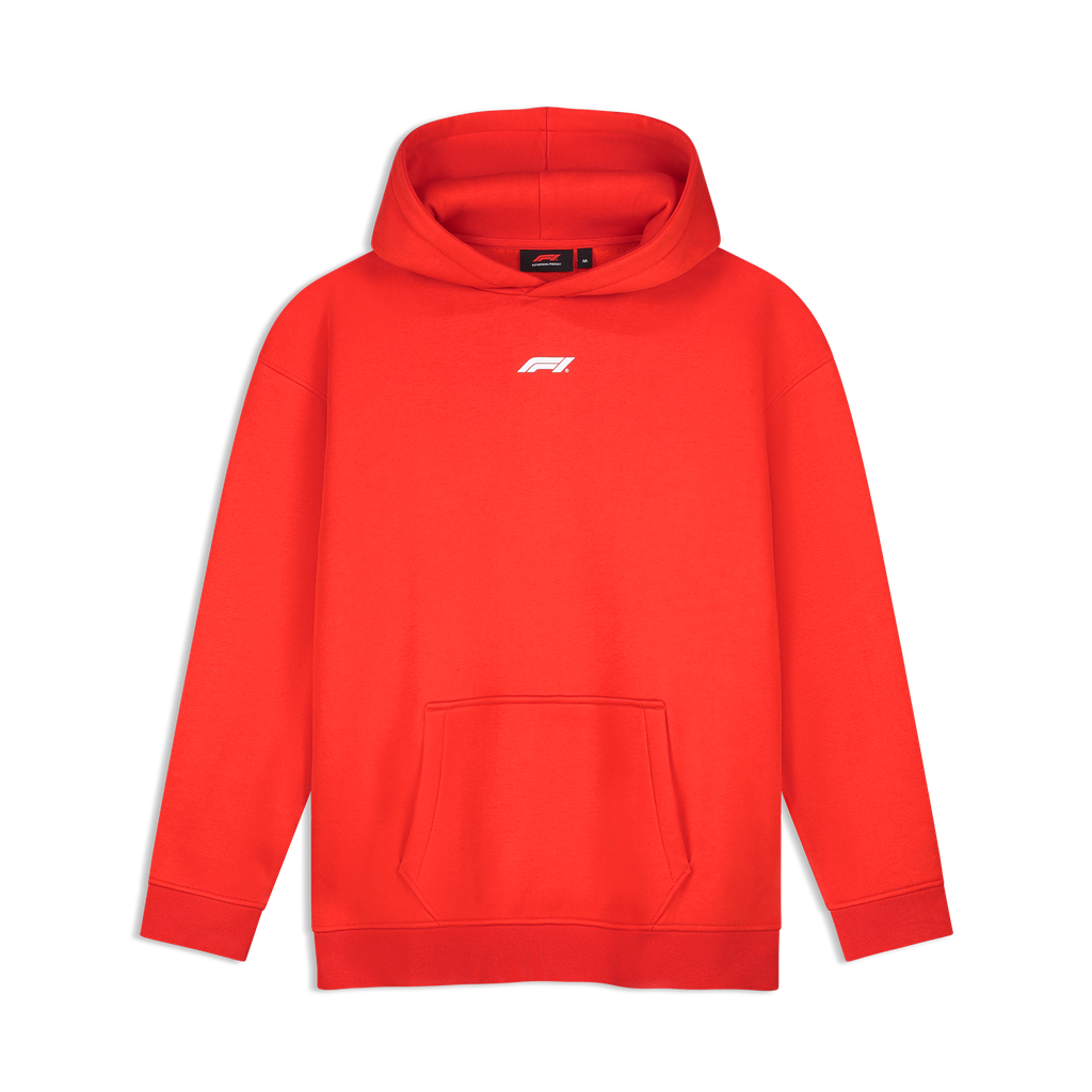 F1 FW Racing Line Hoodie, F1 HOT RED