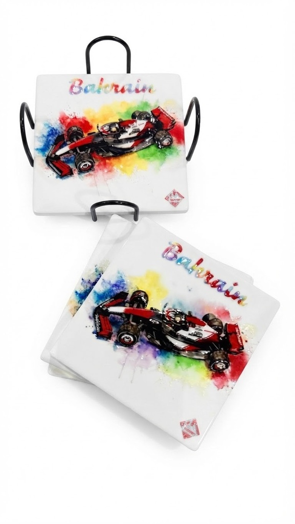 BIC CERAMIC COASTER SET OF 4 