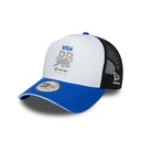 VCARB ESSENTIAL TRUCKER-ADULTS-WHITE/BRIGHT BLUE-OSFM