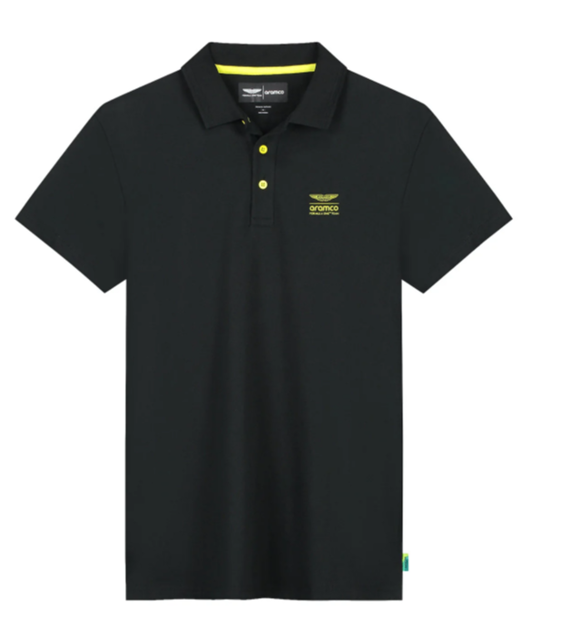AMF1 FW SEASONAL POLO, TRUE BLACK