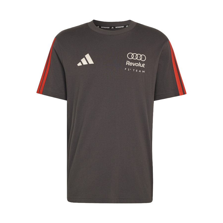 AUDI F1 MENS DNA TEE DARK GREY