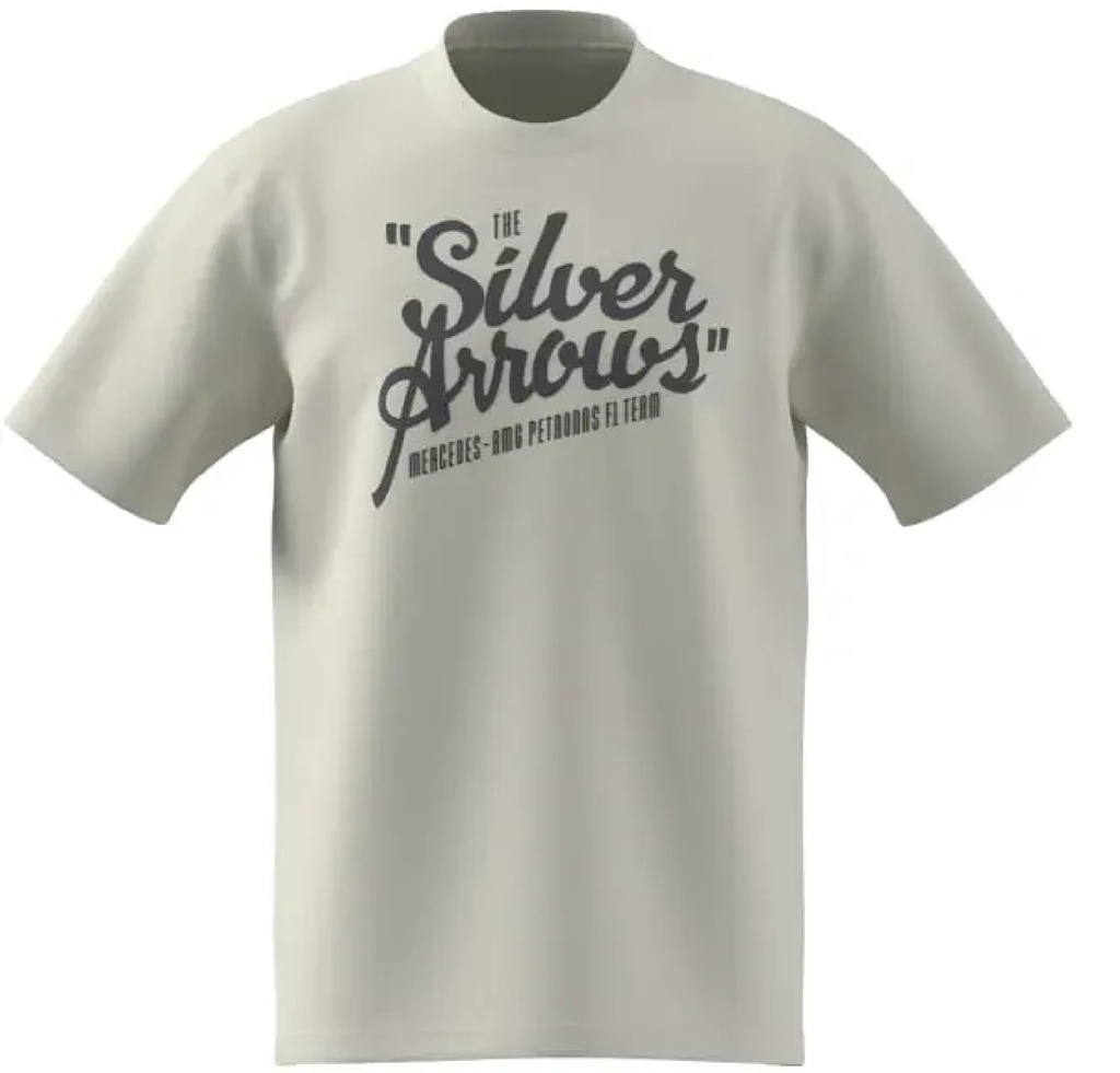 MAPF1 MENS SILVER ARROWS TEE 03 WHITE