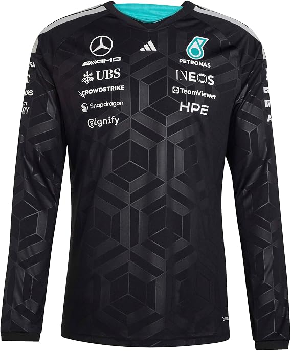 MAPF1 RP MENS LS TEAM DRIVER TEE BLACK