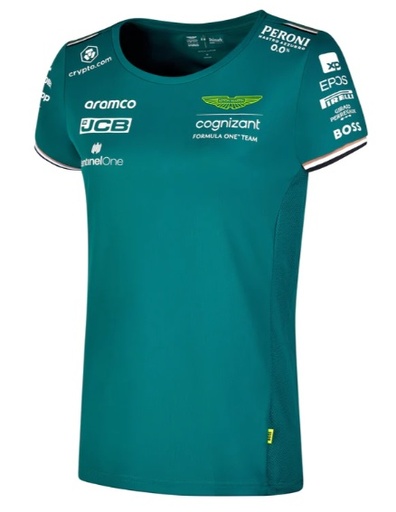 AMF1 TEAM TEE WOMENS GRN 6 23